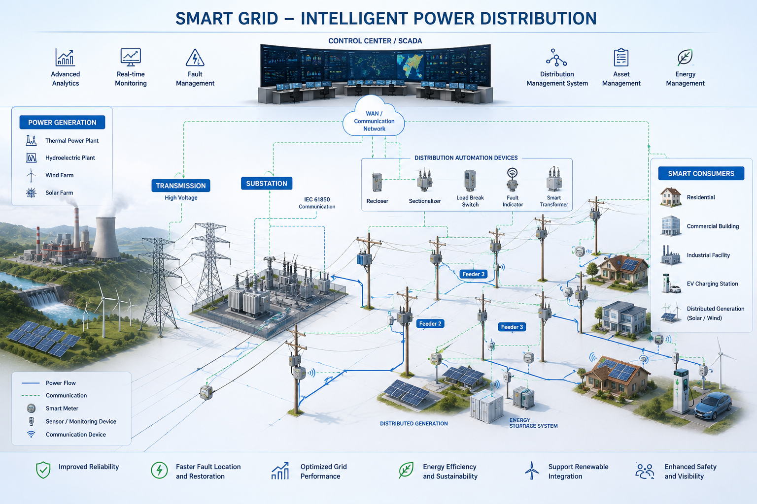 Smart Grid Power Distribution